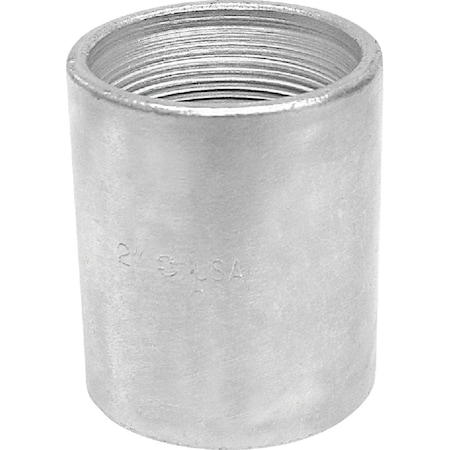 Anvil 1-1/4 In. x 1-1/4 In. FPT Standard Merchant Galvanized Coupling 8700158804